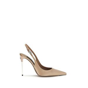 Dolce & Gabbana Beige Silk High Heel Women's Pumps